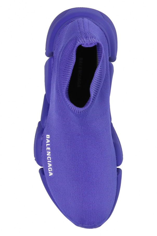 Purple balenciaga cheap sock shoes